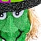 39'' Pre-Lit Green Witch with Broom Halloween Décor